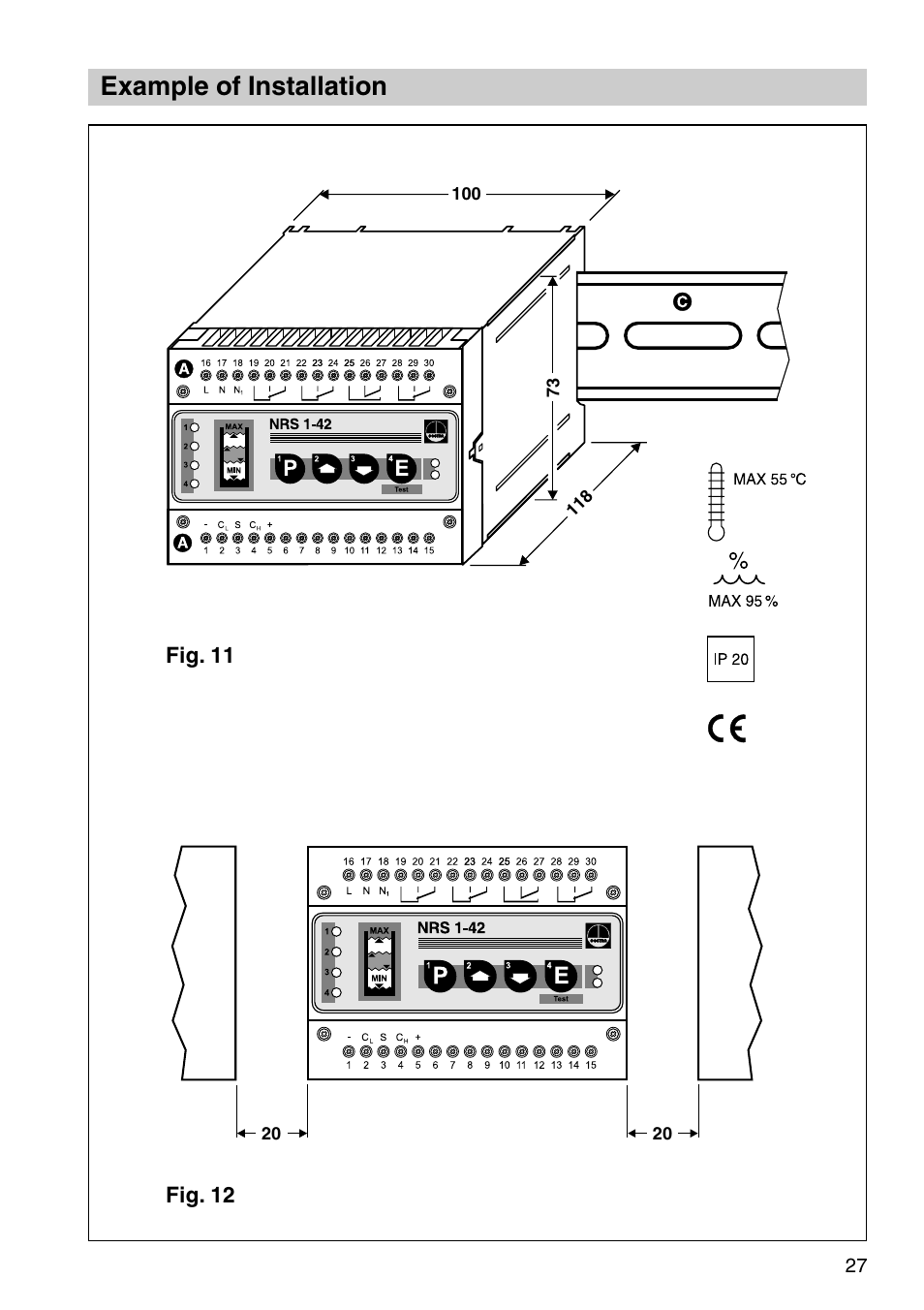 Example of installation | Flowserve NRS 1-42 User Manual | Page 27 / 28