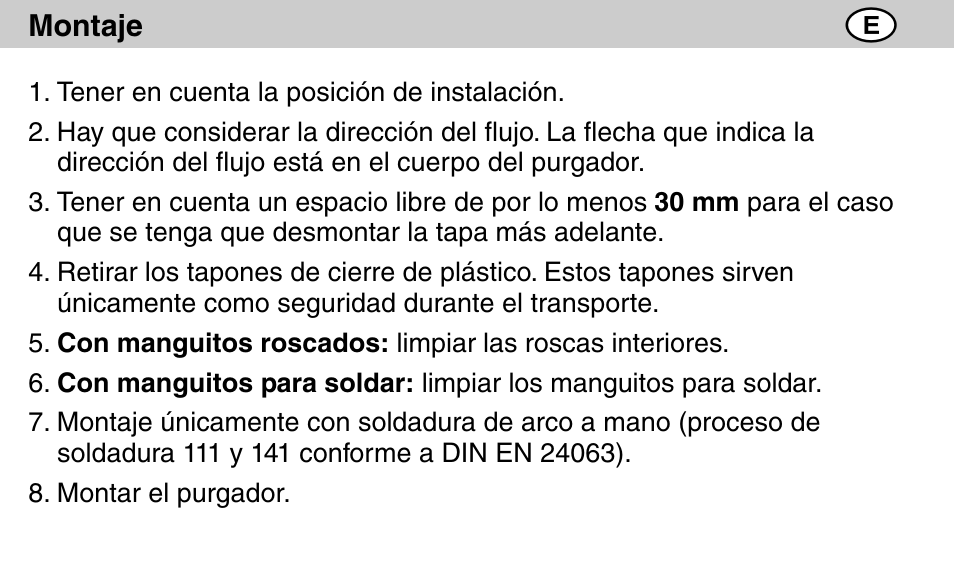 Flowserve MK 35/31 User Manual | Page 24 / 36