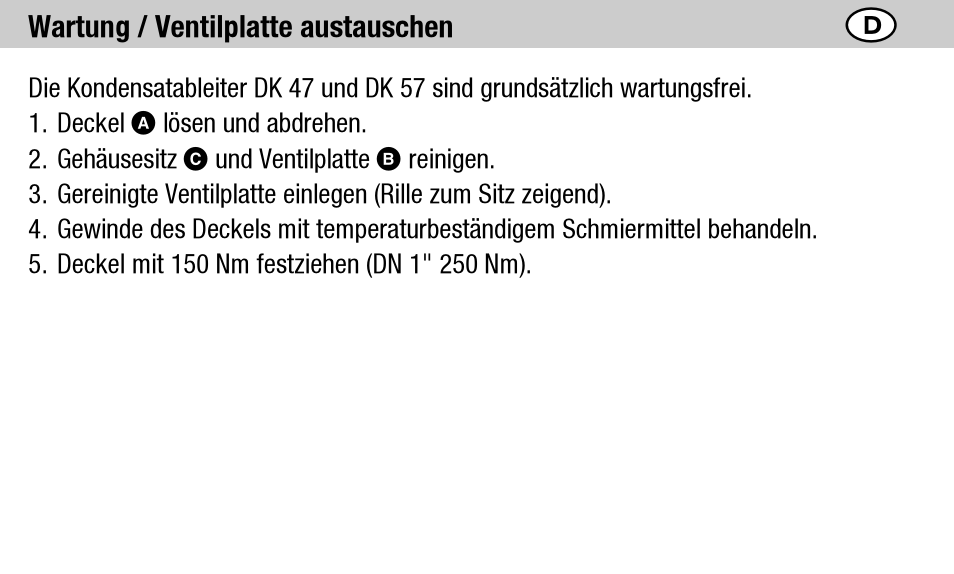 Flowserve DK 47L User Manual | Page 8 / 60