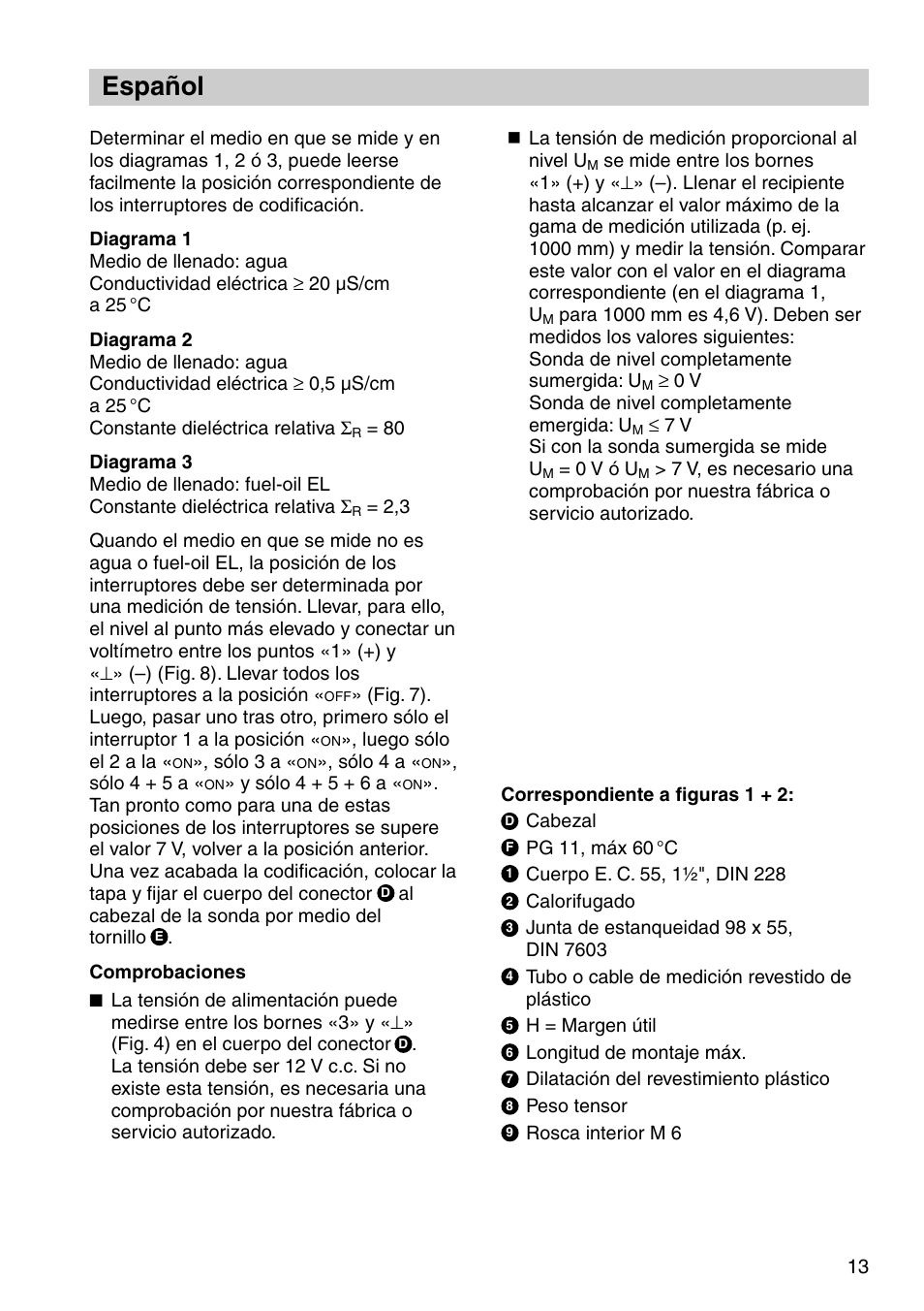 Español | Flowserve NRG 21-11 User Manual | Page 13 / 20