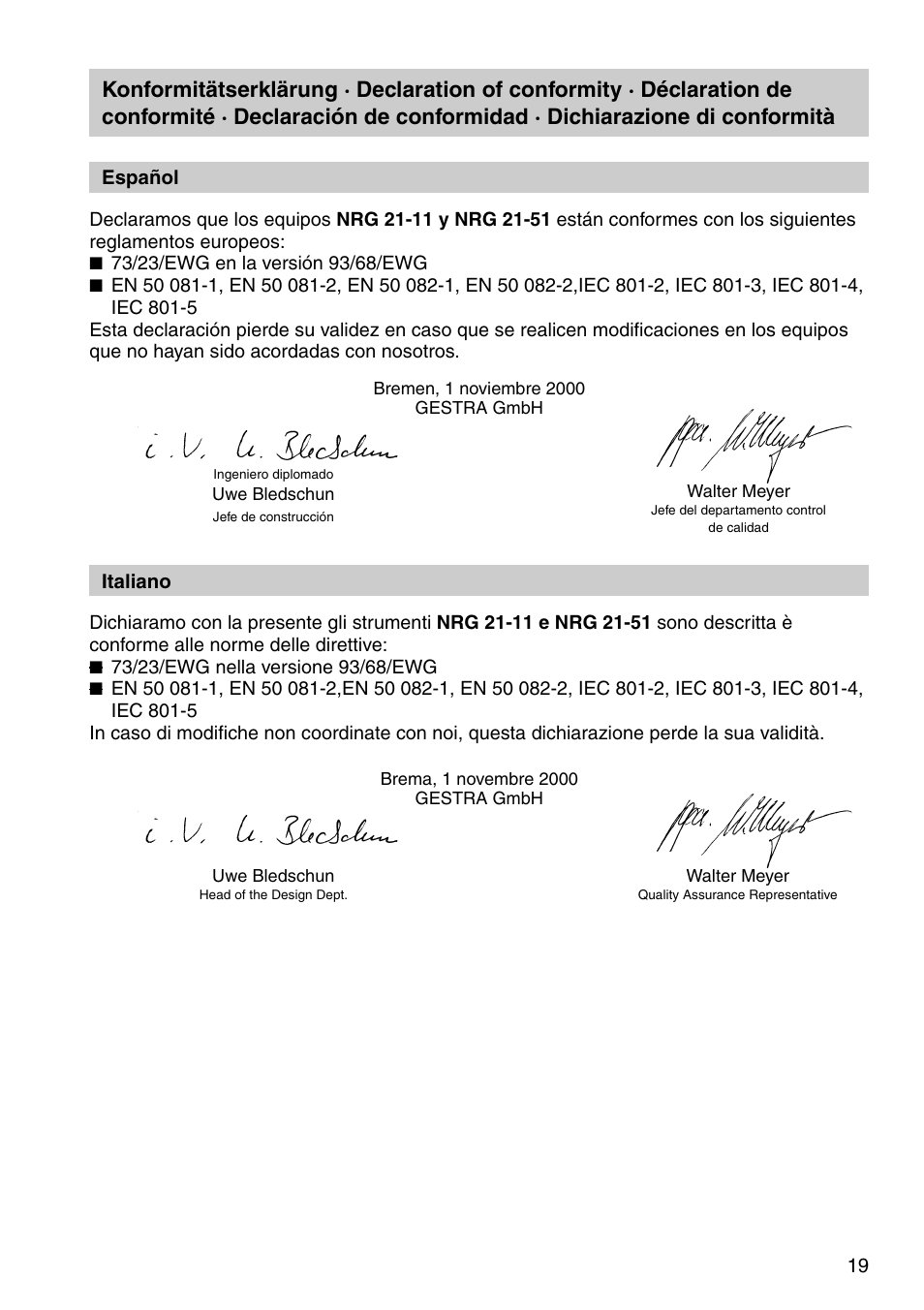 Flowserve NRG 21-11 User Manual | Page 19 / 20