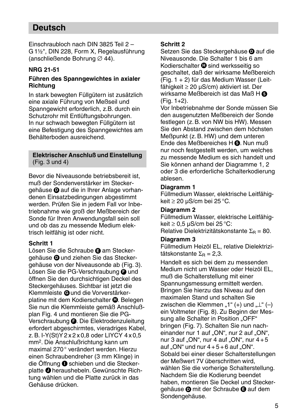 Deutsch | Flowserve NRG 21-11 User Manual | Page 5 / 20