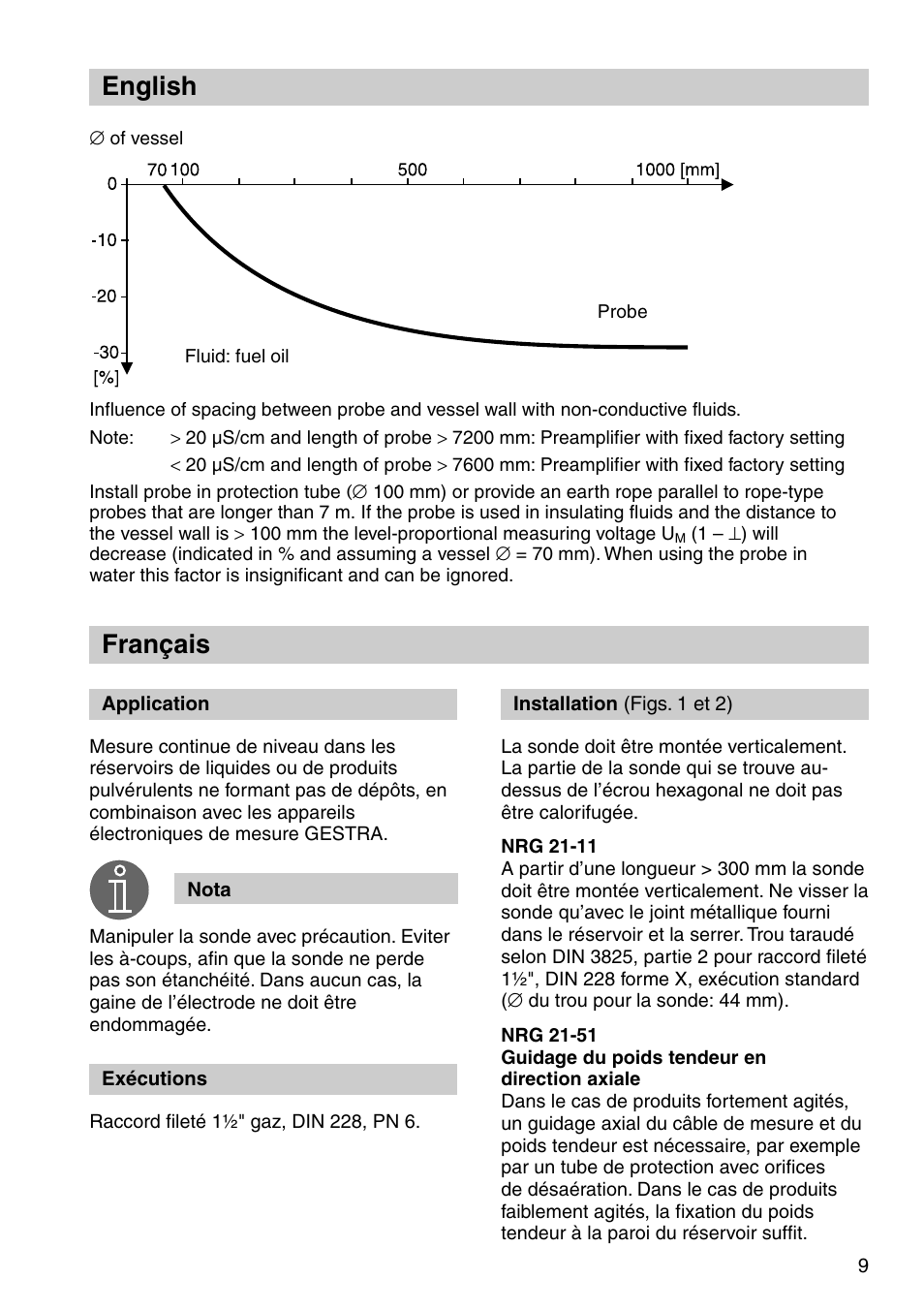 English français | Flowserve NRG 21-11 User Manual | Page 9 / 20