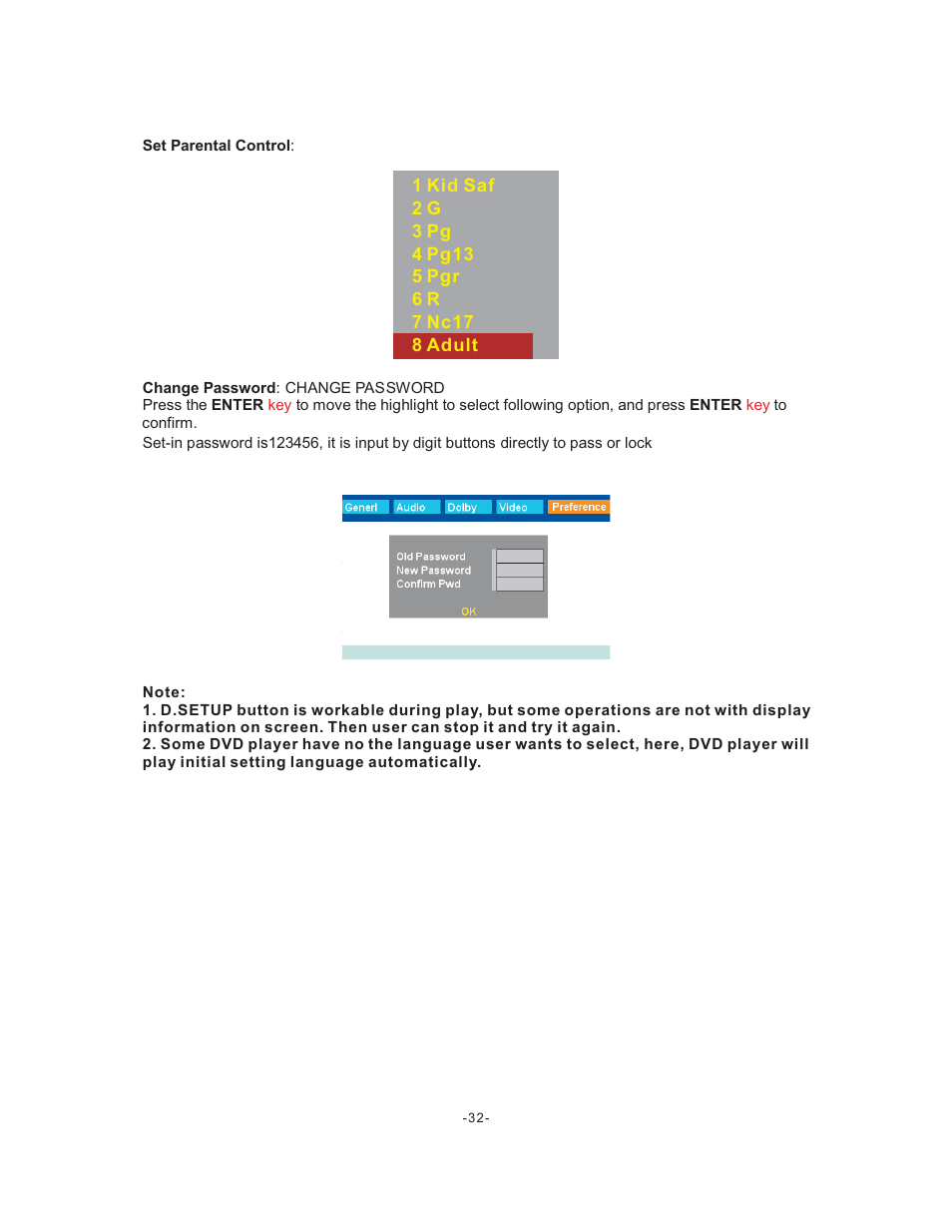 Curtis LCDVD195A User Manual | Page 33 / 34