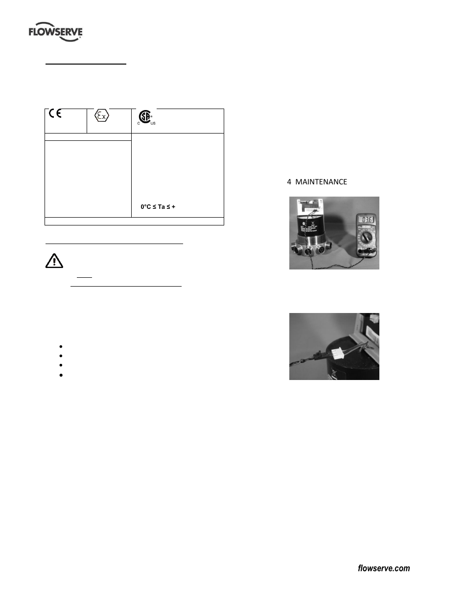 8 certifications, 9 trouble-shooting guide, Oss of | Ommunications | Flowserve 103 Smart Multi-Port IPS Wireless User Manual | Page 14 / 20