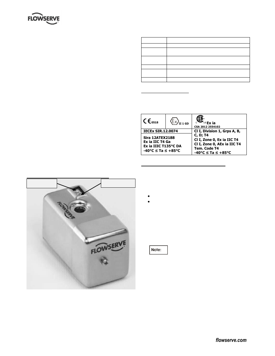 8 parts list and drawings, 9 certification, 10 trouble-shooting guide | 1 no flashing leds | Flowserve IPS-Beacon User Manual | Page 11 / 16