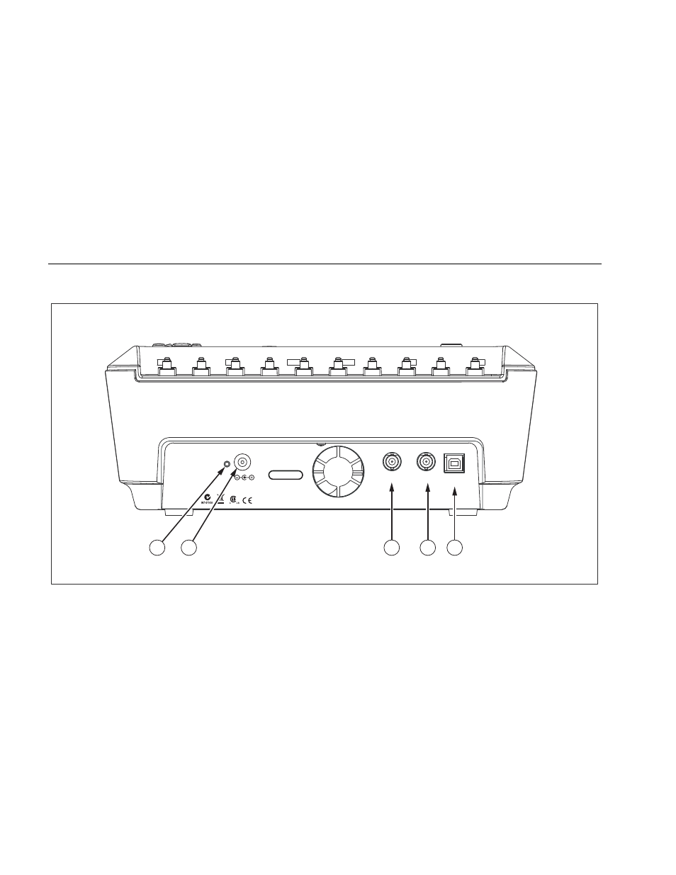 Figure 2. rear-panel connections | Fluke Biomedical 6000D Impulse User Manual | Page 20 / 92