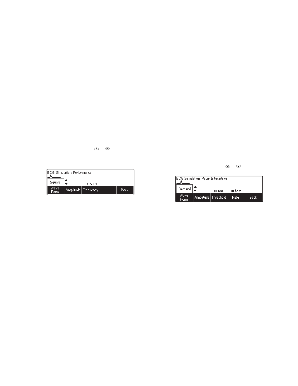 Setting pacer interactive ecg waves (7000dponly) | Fluke Biomedical 6000D Impulse User Manual | Page 35 / 92