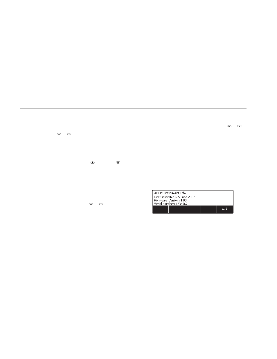 Setting the display contrast, Setting auto back light off, Setting up sound | Displaying instrument information, Controlling the analyzer r, Controlling the analyzer remotely | Fluke Biomedical 6000D Impulse User Manual | Page 40 / 92
