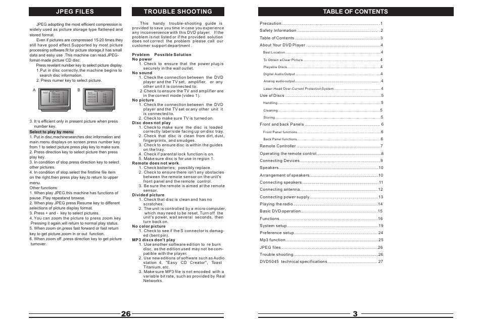 Curtis DVD5045 User Manual | Page 4 / 15