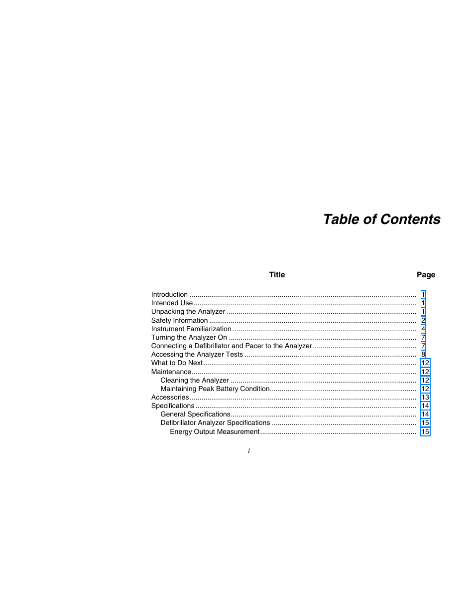 Fluke Biomedical 6000D Impulse Getting Started User Manual | Page 7 / 36