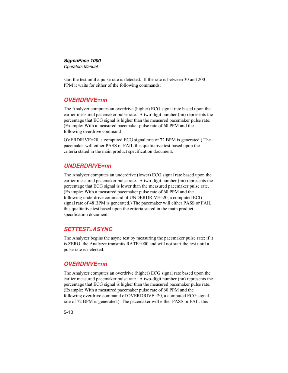 Fluke Biomedical SigmaPace 1000 User Manual | Page 140 / 154