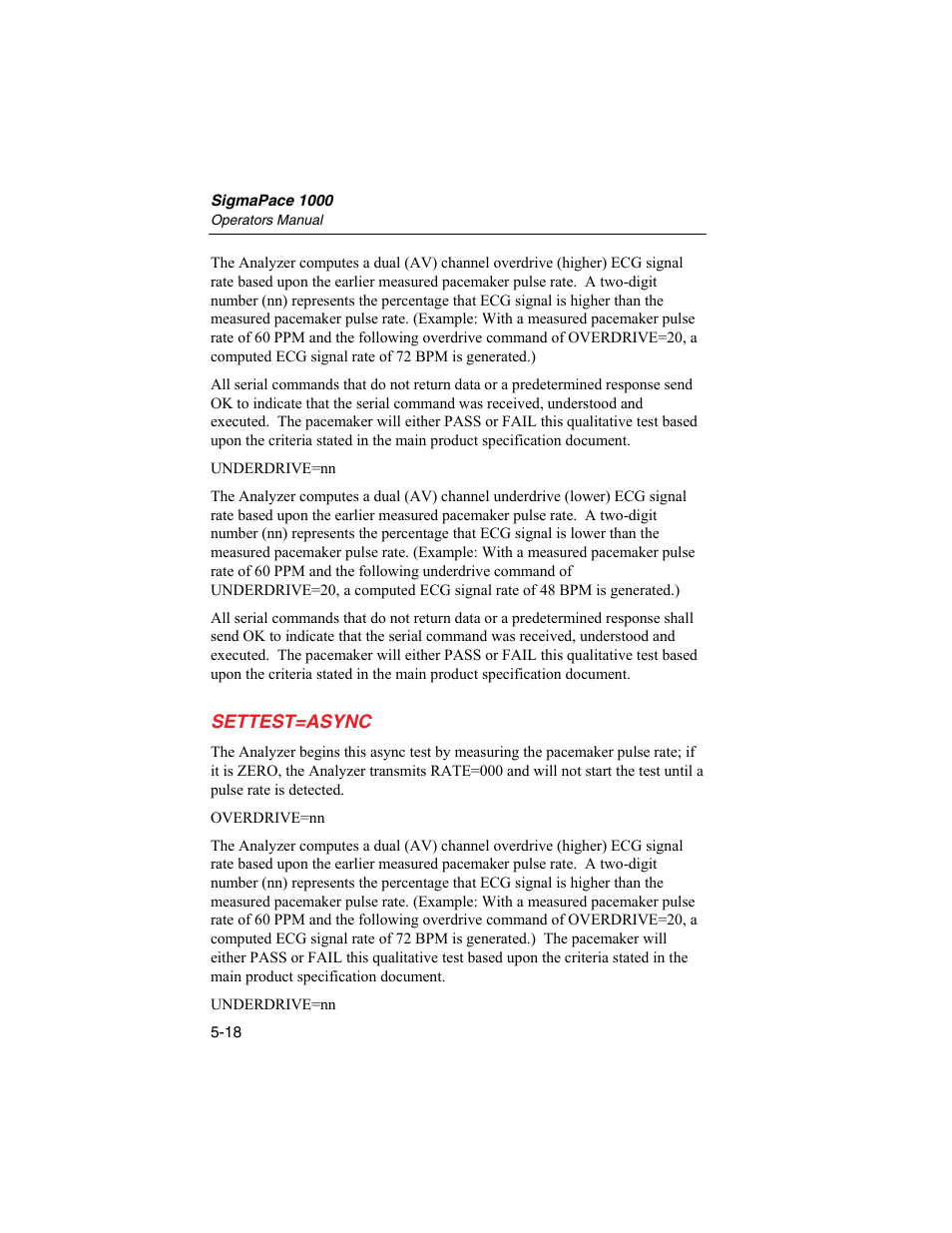 Fluke Biomedical SigmaPace 1000 User Manual | Page 148 / 154