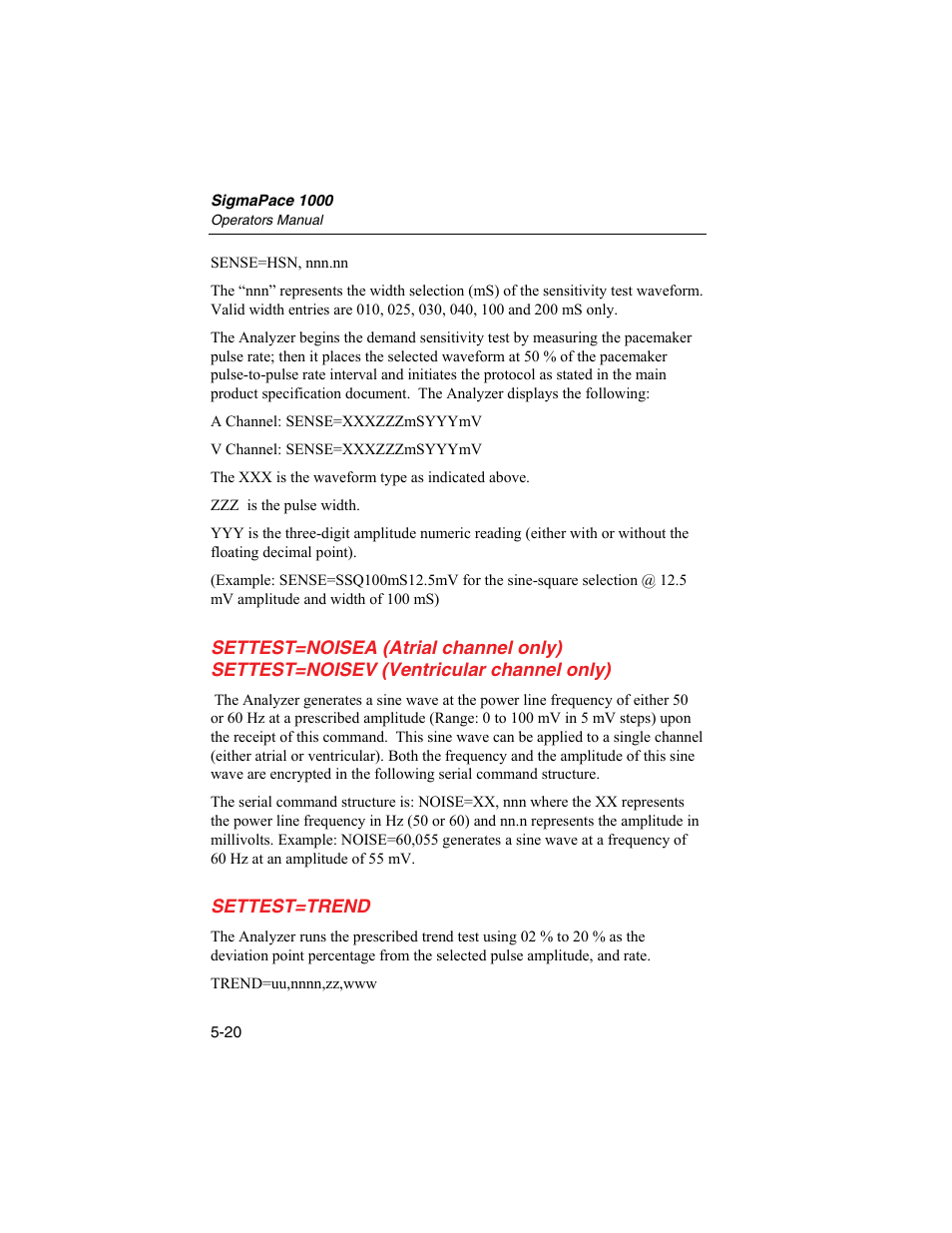 Fluke Biomedical SigmaPace 1000 User Manual | Page 150 / 154