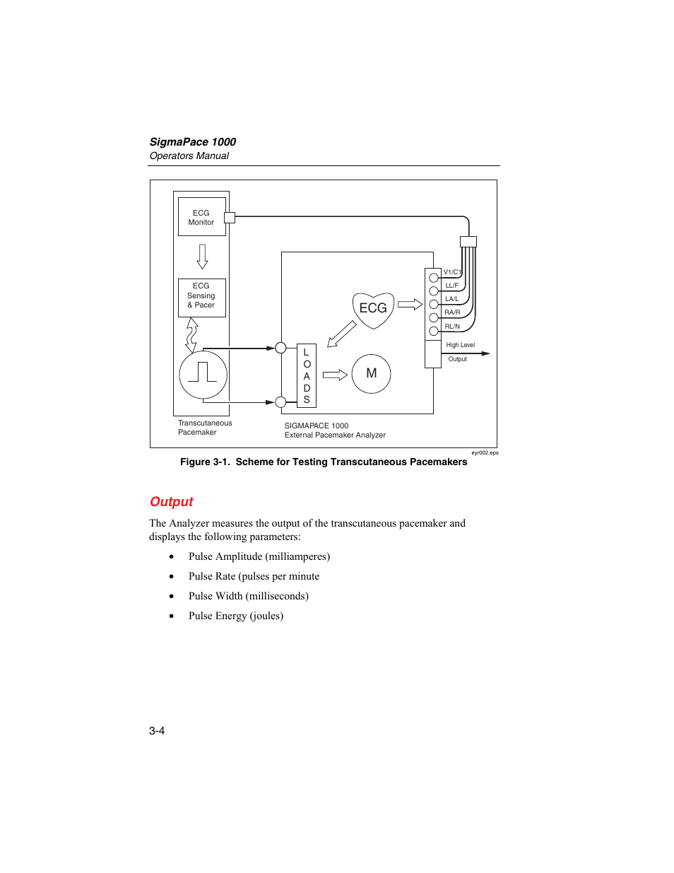 Output | Fluke Biomedical SigmaPace 1000 User Manual | Page 58 / 154