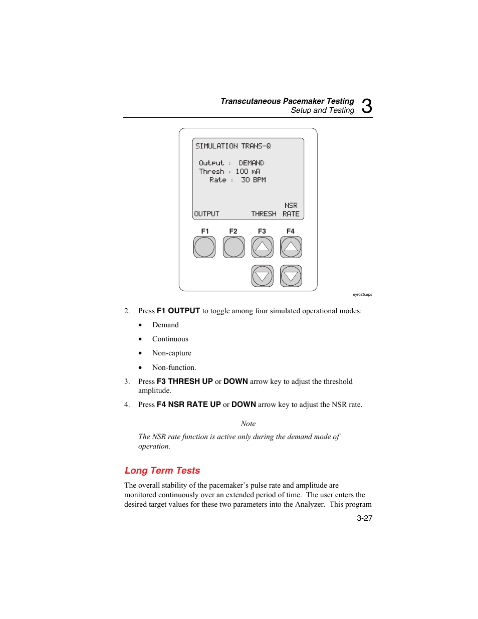 Long term tests | Fluke Biomedical SigmaPace 1000 User Manual | Page 81 / 154