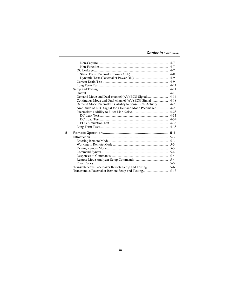 Fluke Biomedical SigmaPace 1000 User Manual | Page 9 / 154