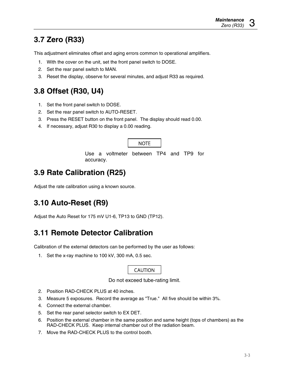 7 zero (r33), 8 offset (r30, u4), 9 rate calibration (r25) | 10 auto-reset (r9), 11 remote detector calibration | Fluke Biomedical 06-526 User Manual | Page 23 / 26