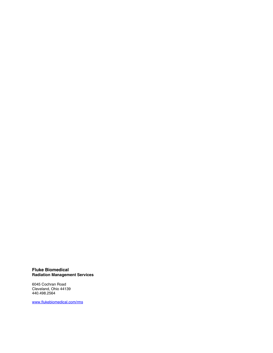Fluke Biomedical 07-443 User Manual | Page 14 / 14