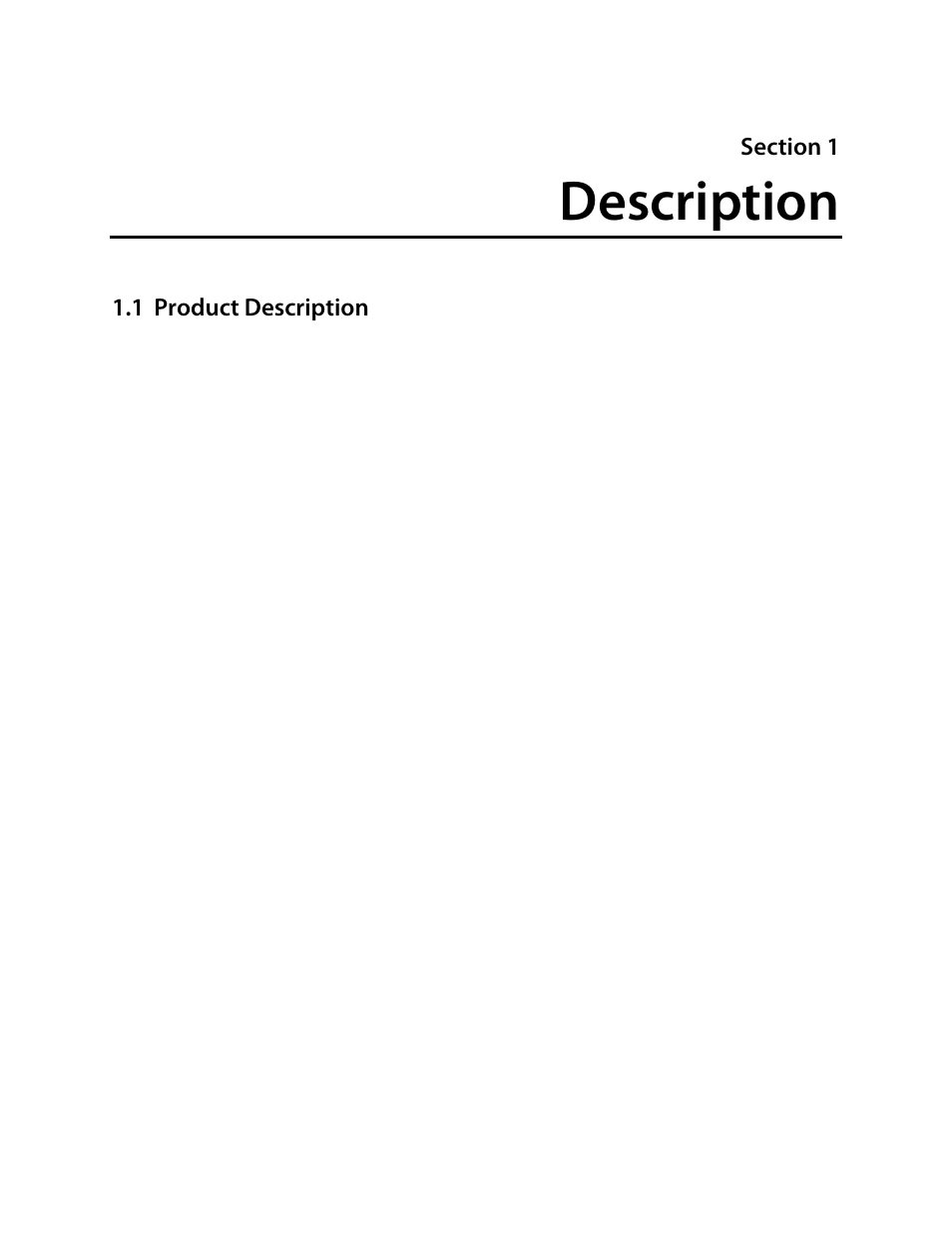 Description, 1 product description | Fluke Biomedical 07-453 User Manual | Page 5 / 24