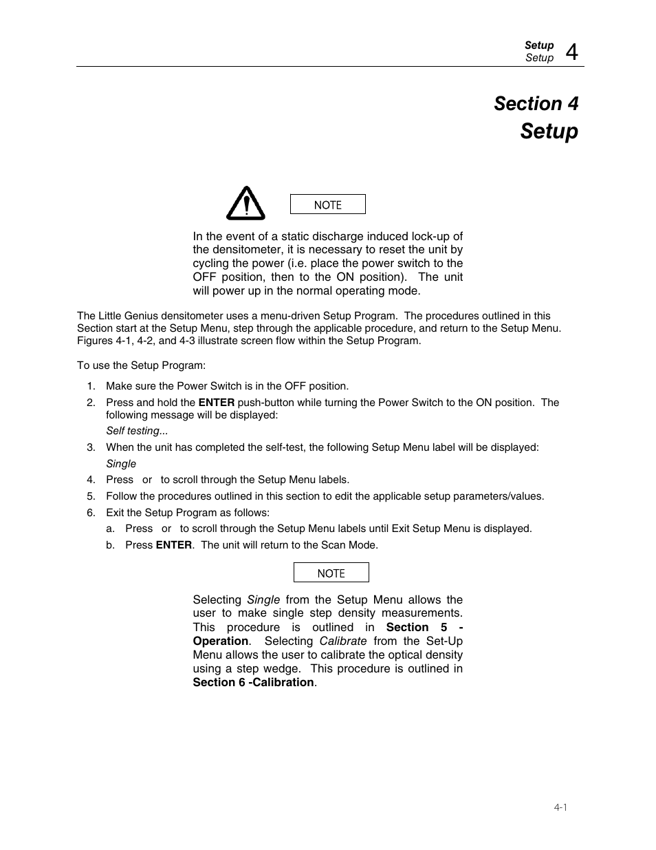 Setup | Fluke Biomedical 07-444 User Manual | Page 15 / 46