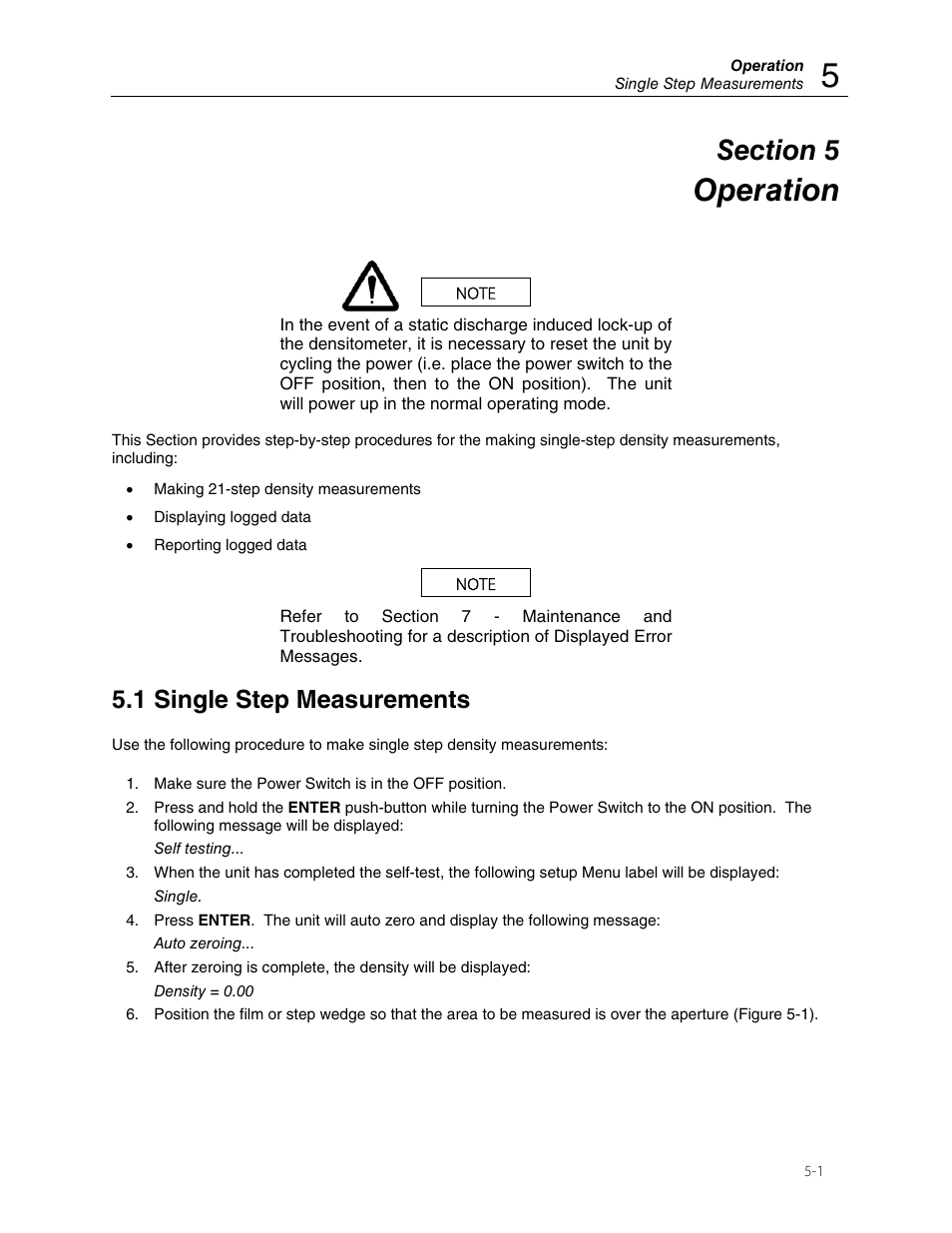 Operation, 1 single step measurements | Fluke Biomedical 07-444 User Manual | Page 35 / 46