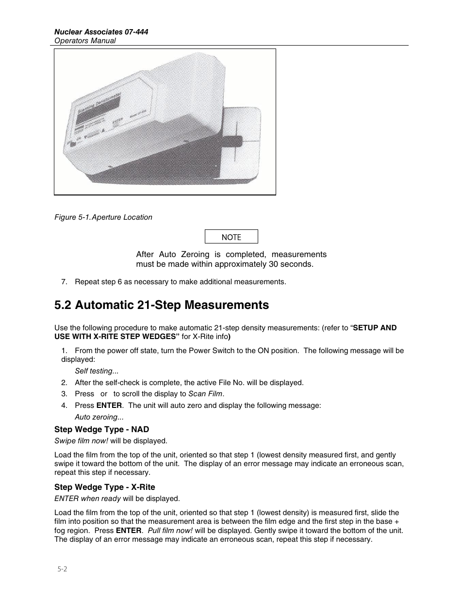 2 automatic 21-step measurements | Fluke Biomedical 07-444 User Manual | Page 36 / 46