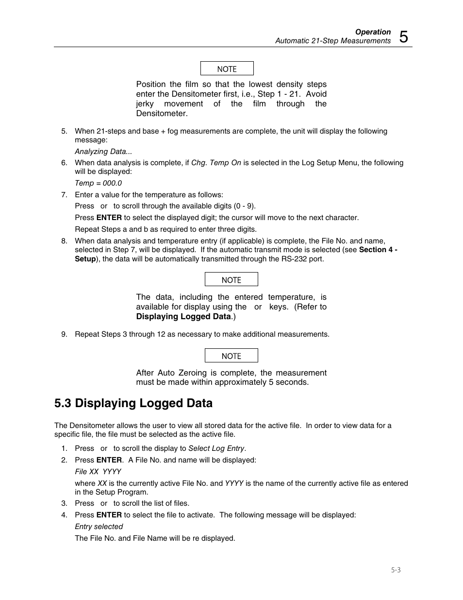 3 displaying logged data | Fluke Biomedical 07-444 User Manual | Page 37 / 46