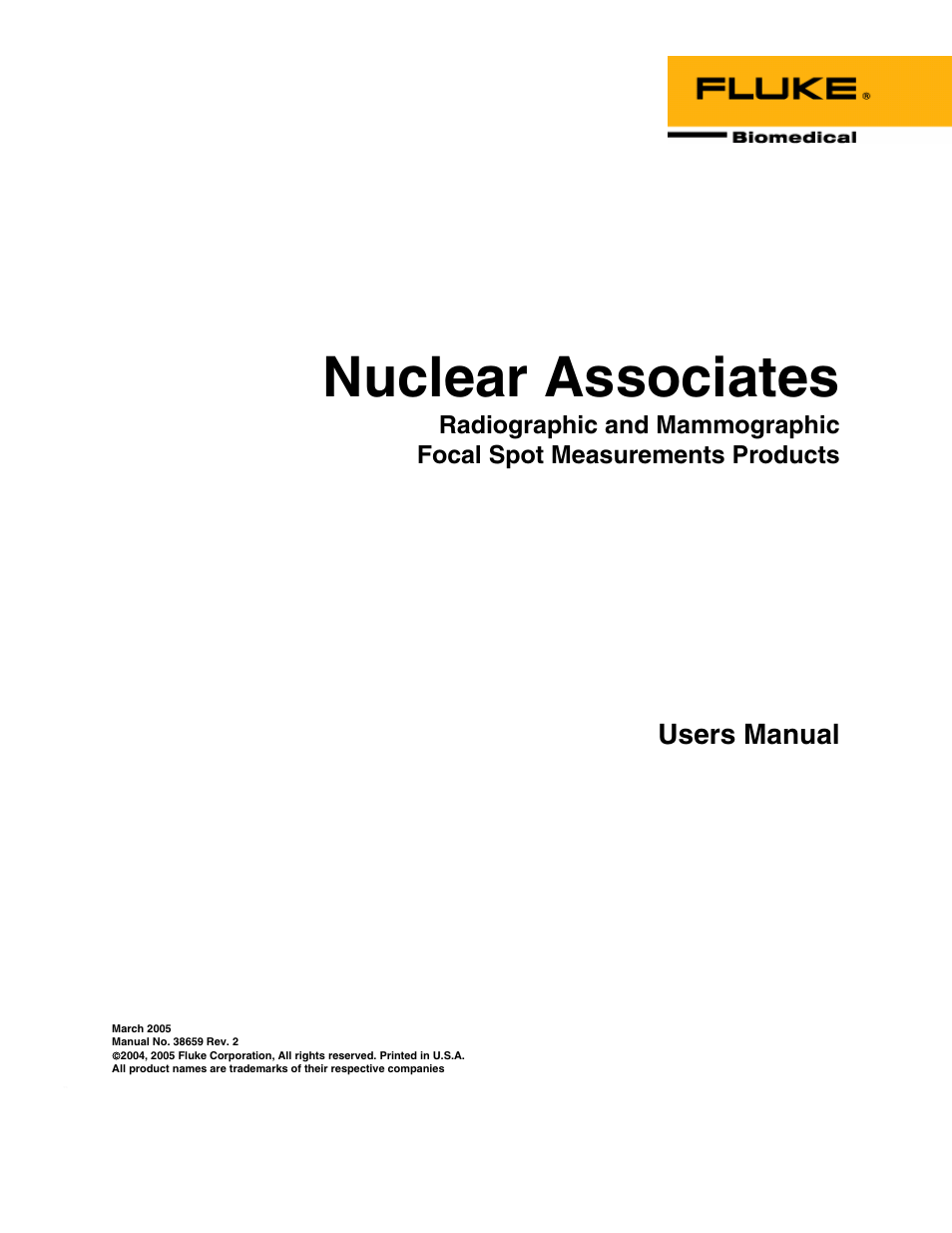 Fluke Biomedical 07-611 User Manual | 20 pages