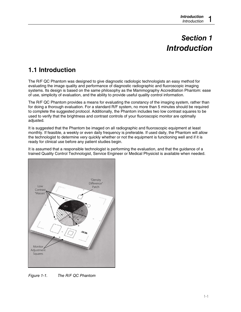 Introduction, 1 introduction | Fluke Biomedical 07-647 User Manual | Page 5 / 12