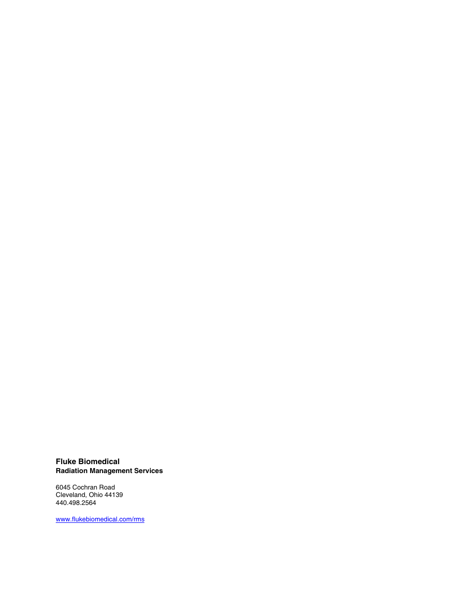 Fluke Biomedical 07-645 User Manual | Page 14 / 14