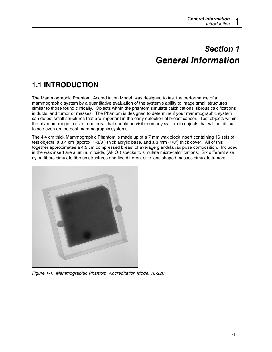 General information, 1 introduction | Fluke Biomedical 18-220 User Manual | Page 5 / 10