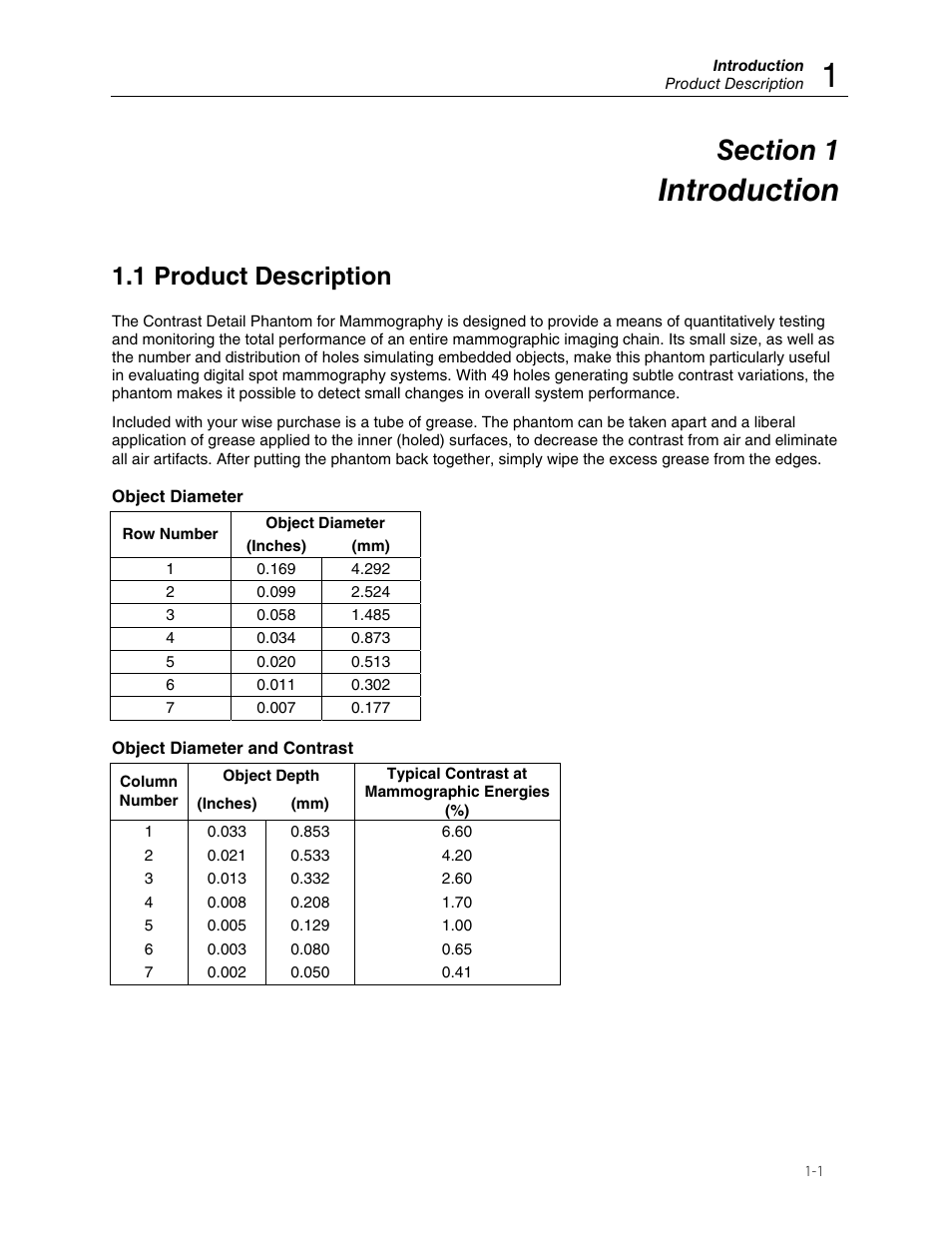 Introduction, 1 product description | Fluke Biomedical 18-252 User Manual | Page 3 / 6