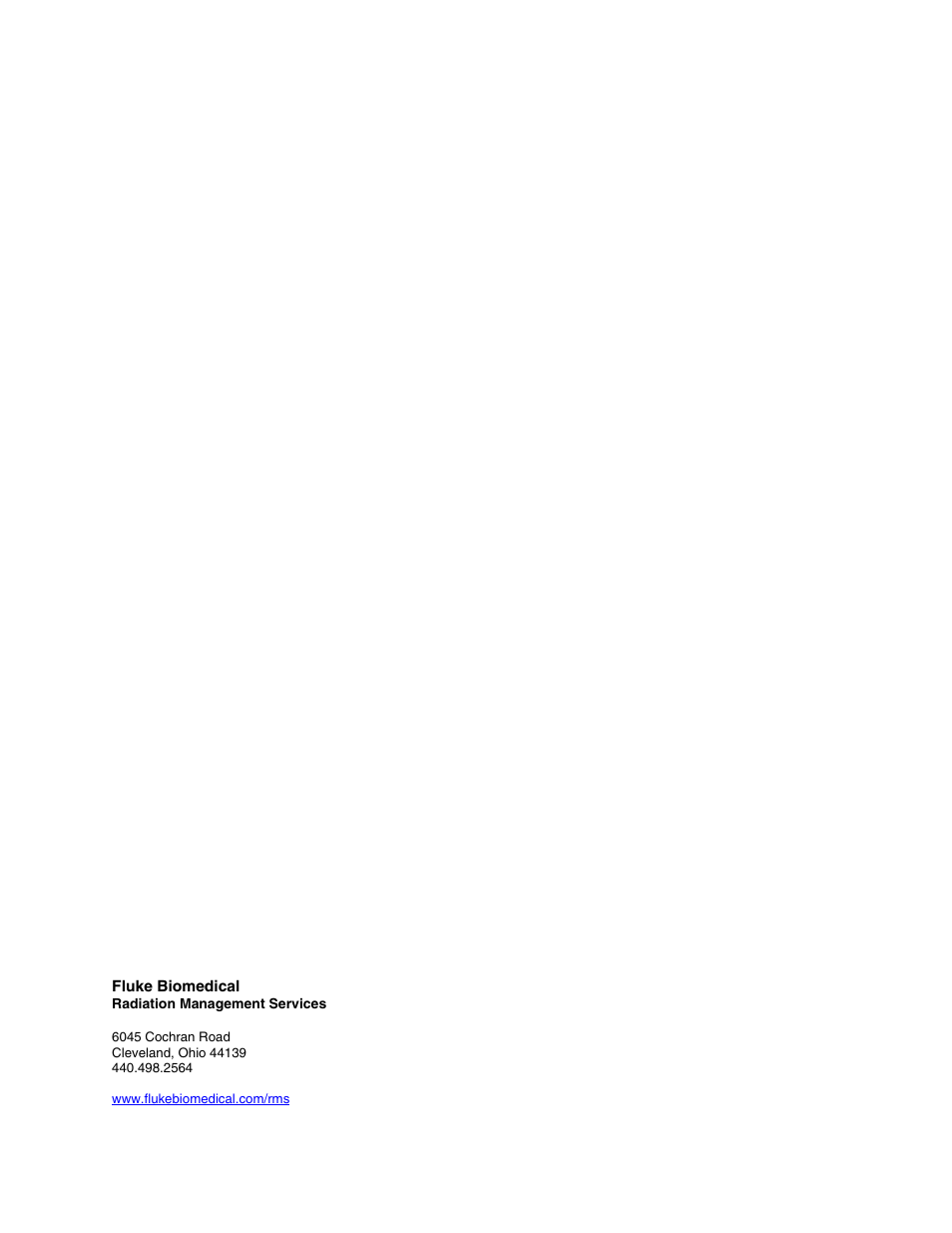 Fluke Biomedical 18-303 User Manual | Page 6 / 6