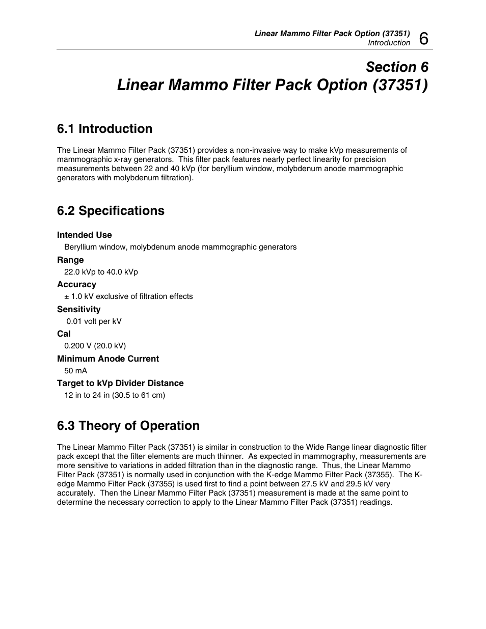 1 introduction, 2 specifications, 3 theory of operation | Fluke Biomedical 35080B User Manual | Page 31 / 70