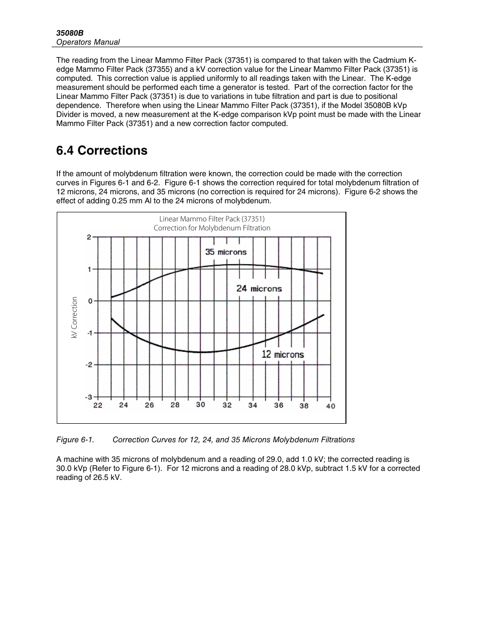 4 corrections | Fluke Biomedical 35080B User Manual | Page 32 / 70