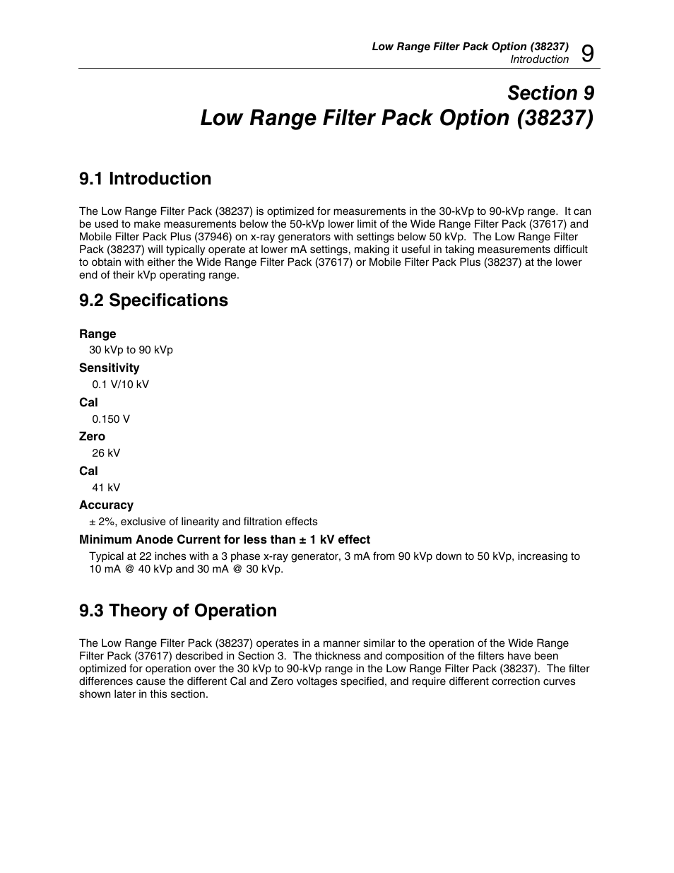 1 introduction, 2 specifications, 3 theory of operation | Fluke Biomedical 35080B User Manual | Page 45 / 70