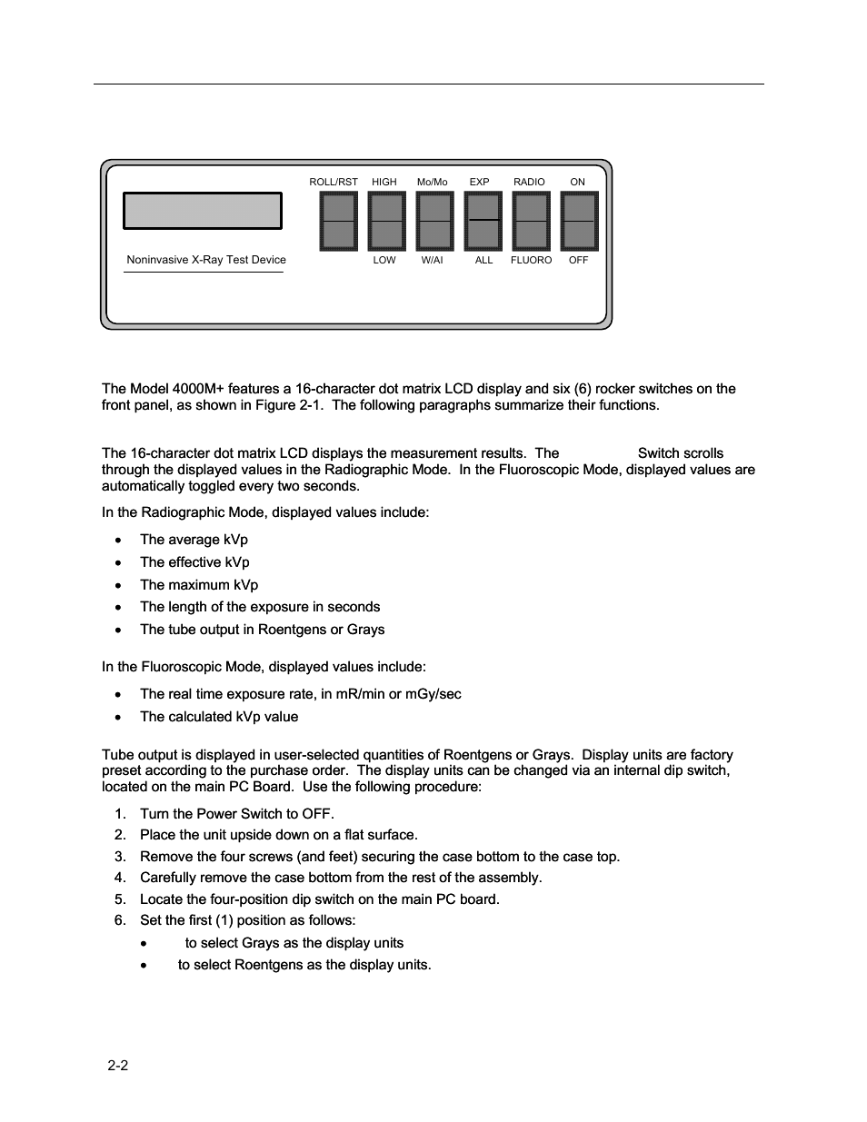 3 front panel configuration | Fluke Biomedical 4000M+ User Manual | Page 10 / 52