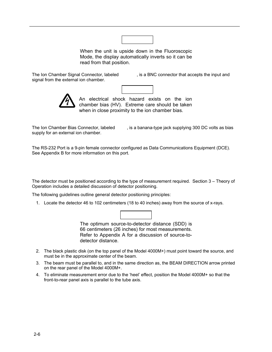 5 detector positioning | Fluke Biomedical 4000M+ User Manual | Page 14 / 52