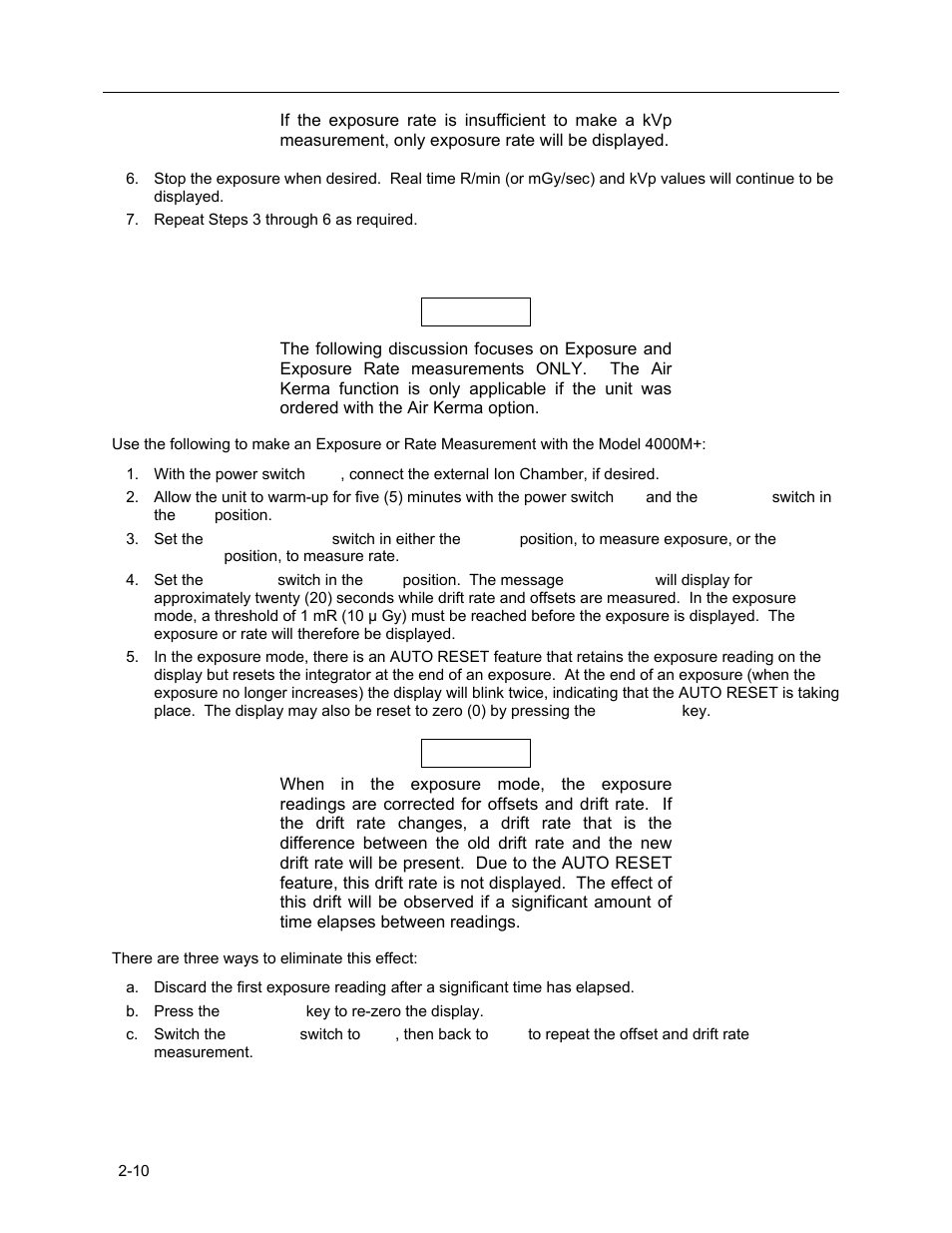 9 exposure/rate measurements | Fluke Biomedical 4000M+ User Manual | Page 18 / 52