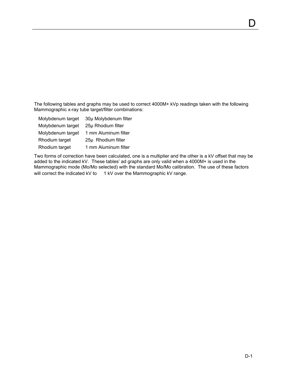 Appendix d | Fluke Biomedical 4000M+ User Manual | Page 43 / 52