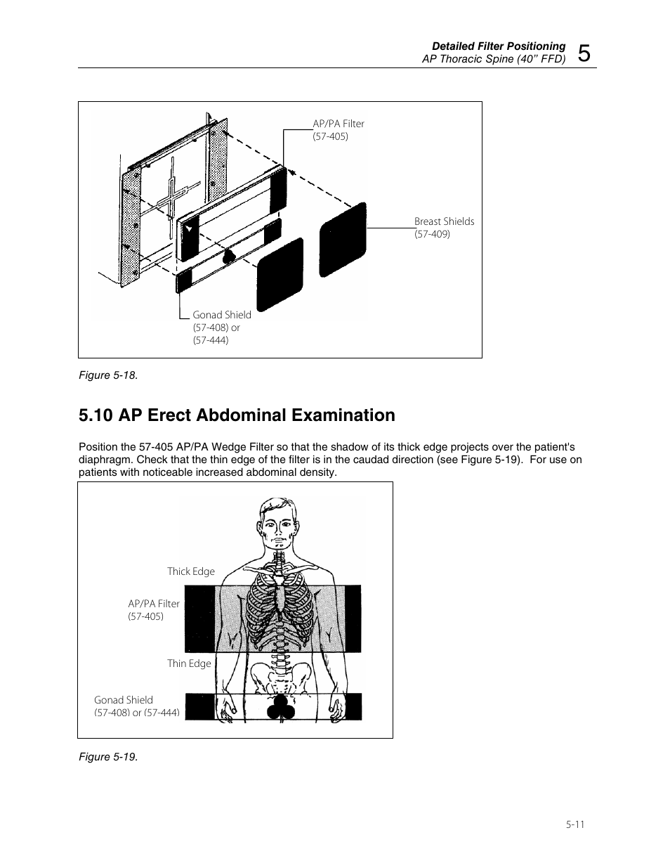 10 ap erect abdominal examination | Fluke Biomedical 57-402 User Manual | Page 25 / 32