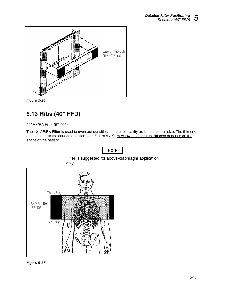 13 ribs (40" ffd) | Fluke Biomedical 57-402 User Manual | Page 29 / 32