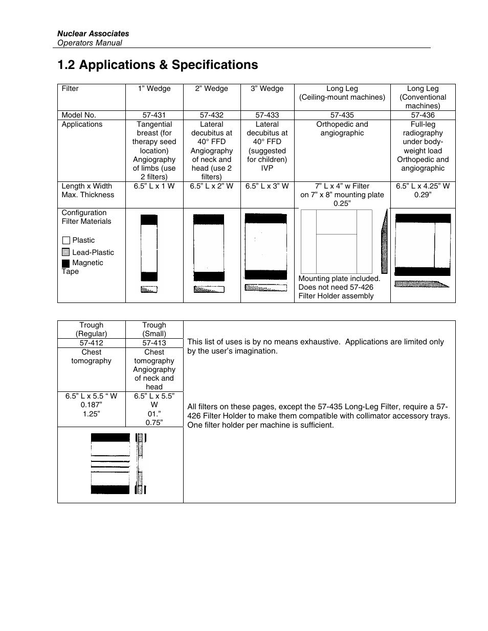 2 applications & specifications | Fluke Biomedical 57-411 User Manual | Page 6 / 12