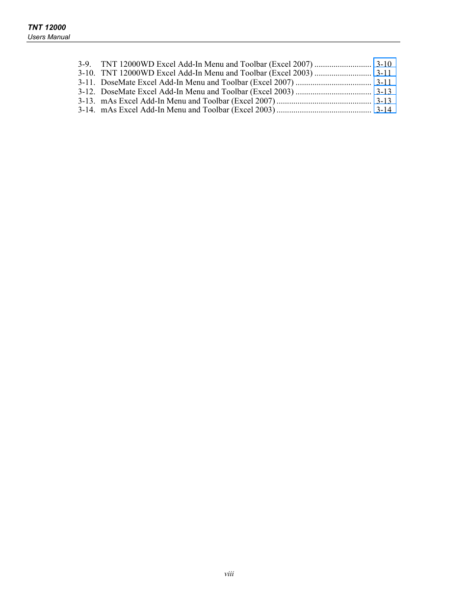 Fluke Biomedical TNT 12000 User Manual | Page 12 / 138