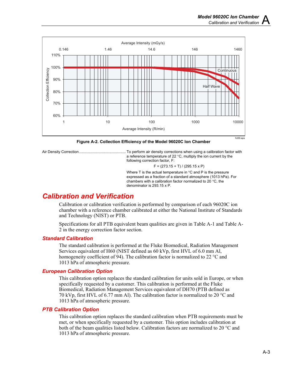 Calibration and verification, Standard calibration, European calibration option | Ptb calibration option | Fluke Biomedical TNT 12000 User Manual | Page 97 / 138