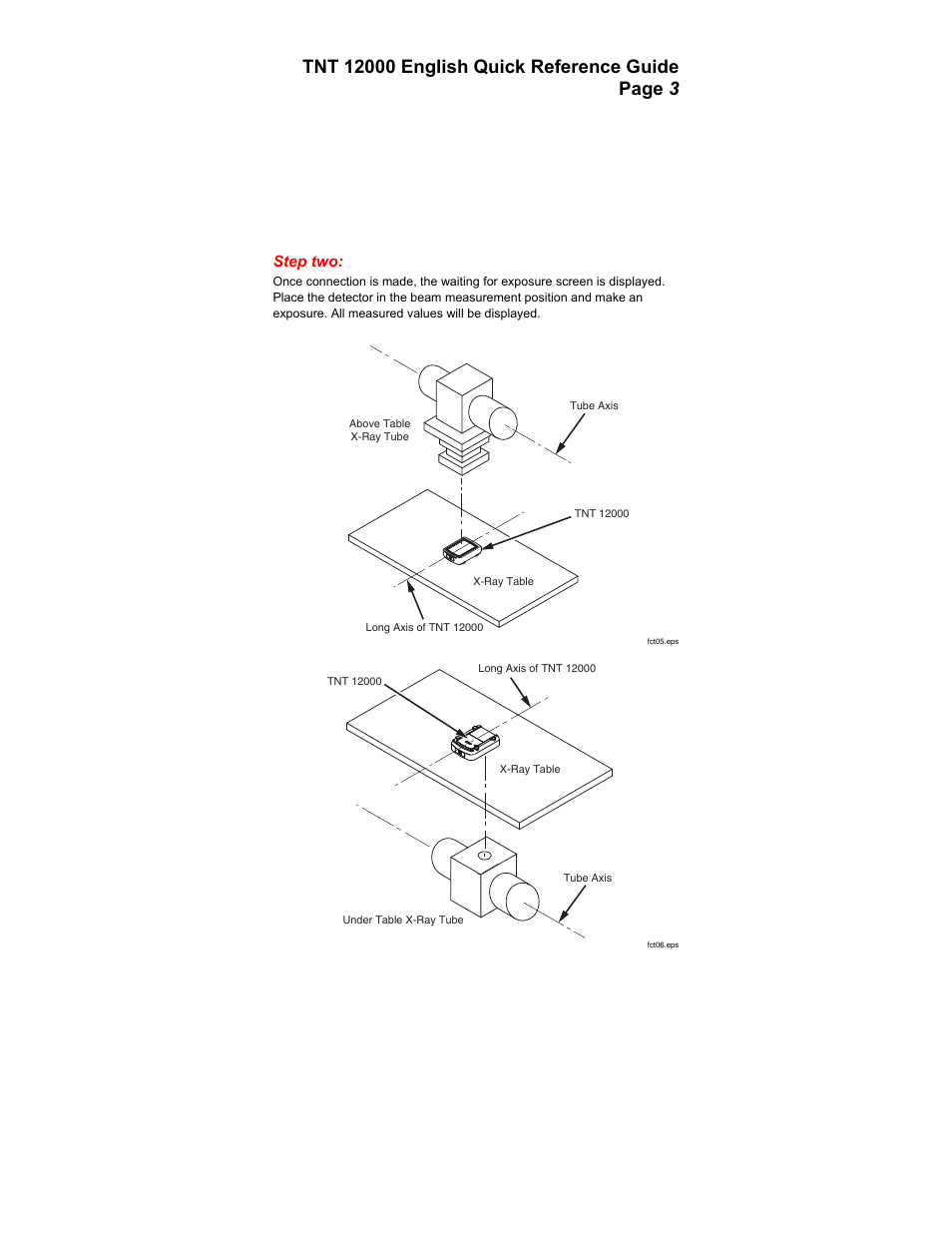 Fluke Biomedical TNT 12000 Quick Start User Manual | Page 3 / 4