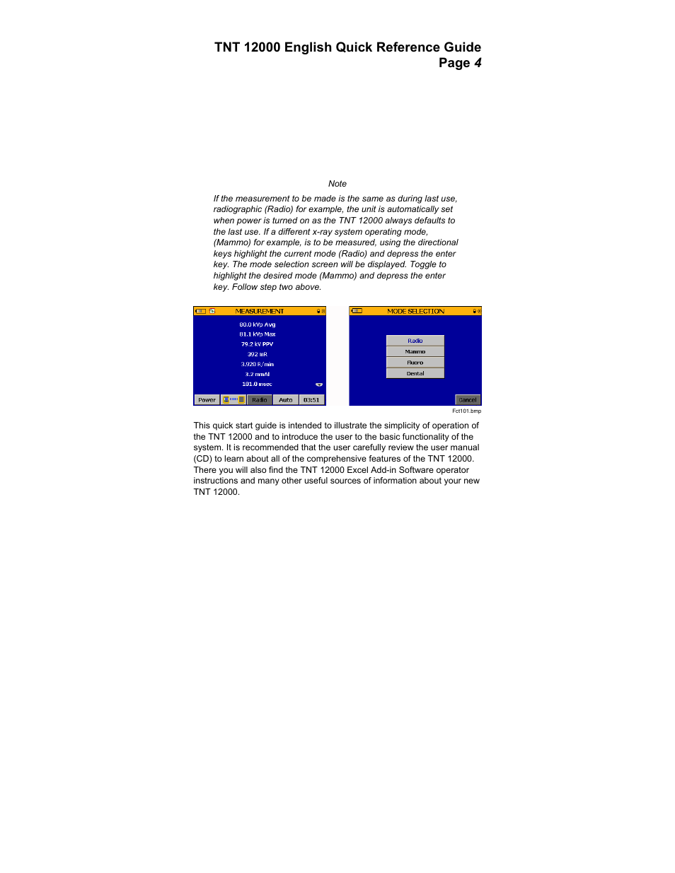 Fluke Biomedical TNT 12000 Quick Start User Manual | Page 4 / 4