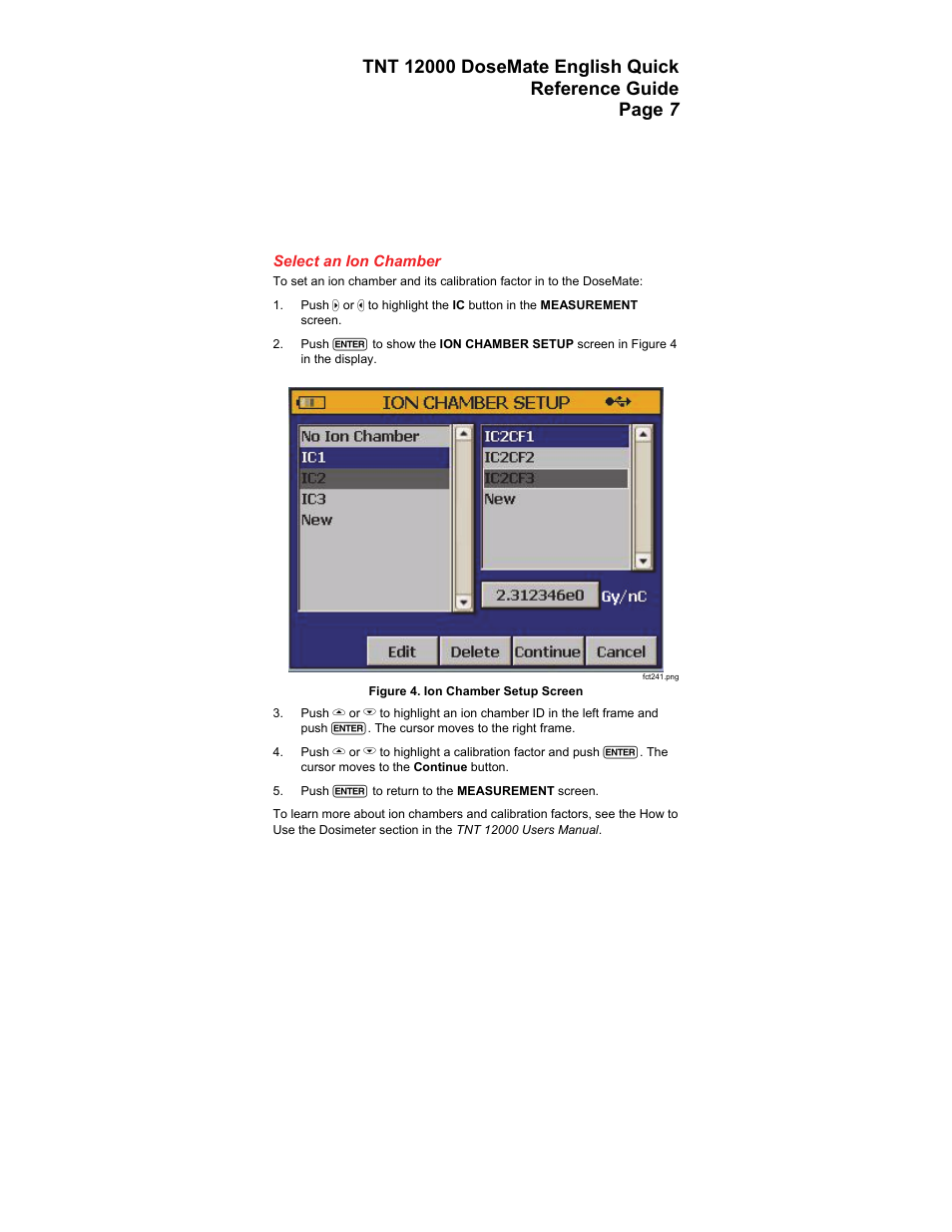 Fluke Biomedical TNT 12000 DoseMate User Manual | Page 5 / 8