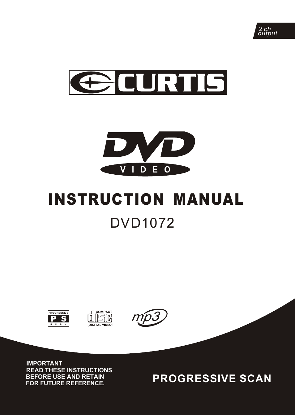 Curtis DVD DVD1072 User Manual | 31 pages